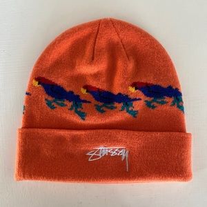 Stussy parrot cuff beanie